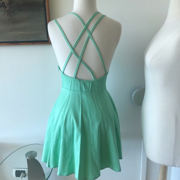 Mint Green Nasty Gal Dress - Picture 4 of 5